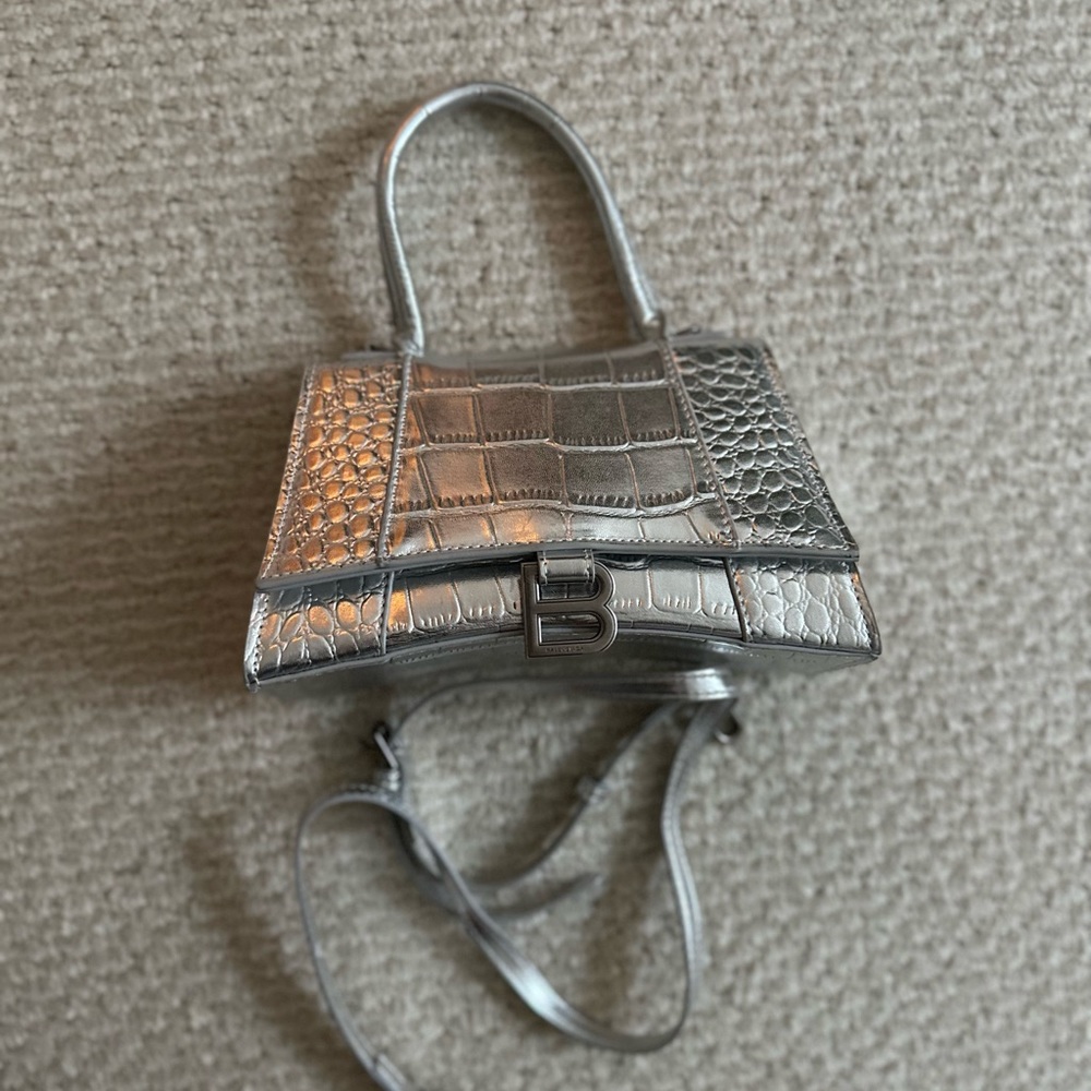 Silver Trendy Handbag